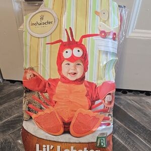 InCharacter Lil' Lobster Costume - Red and Orange